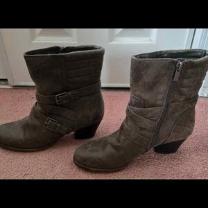 American Living Gray Ankle Booties
